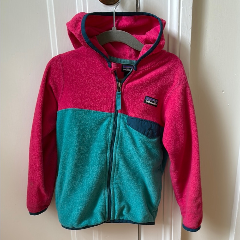 Patagonia Fleece Hoodie; size 4T